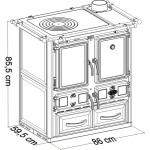 Печь Desiree 760, Ecrue (Sideros)