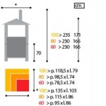 SUNDAY Печь для сада ARCOS 60 Comfort Air