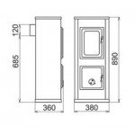 THORMA Milano II termoplate бордовый