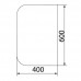 Предтопочный лист VPL073-INBA 400х600 зеркальный ВУЛКАН дымоходы