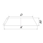 ВУЛКАН Юбка на трубу V50R D104/200 нерж 304